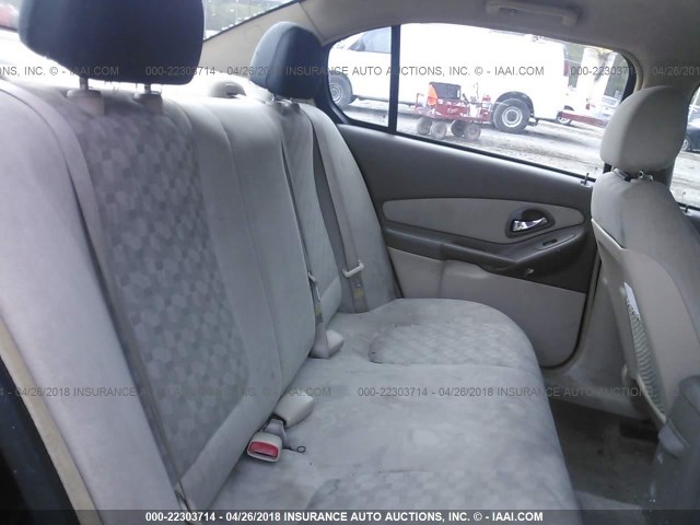 1G1ZT52825F175801 - 2005 CHEVROLET MALIBU LS ლურჯი ფოტო 8