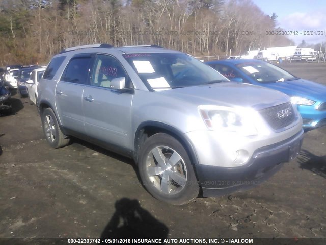 1GKLVMED8AJ191619 - 2010 GMC ACADIA SLT-1 SILVER photo 1