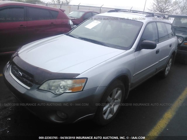 4S4BP61C367347723 - 2006 SUBARU LEGACY OUTBACK 2.5I SILVER photo 2