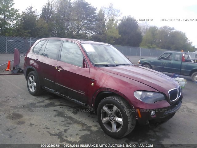 5UXFE43549L272684 - 2009 BMW X5 XDRIVE30I RED photo 1