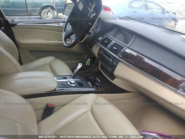 5UXFE43549L272684 - 2009 BMW X5 XDRIVE30I RED photo 5