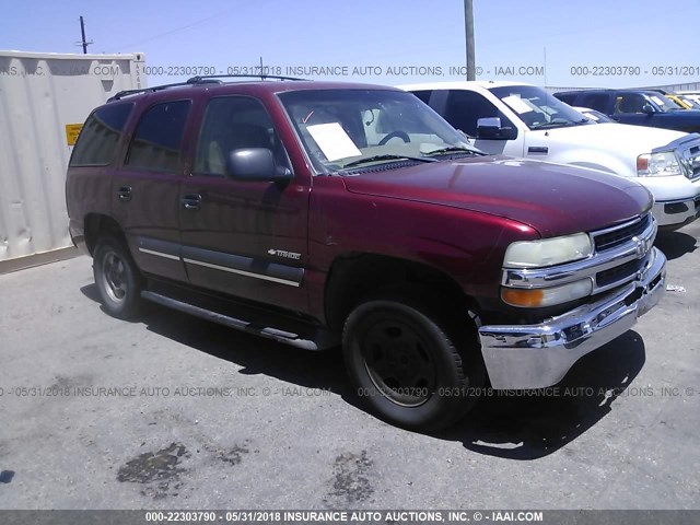 1GNEC13Z73R154712 - 2003 CHEVROLET TAHOE C1500 MAROON photo 1