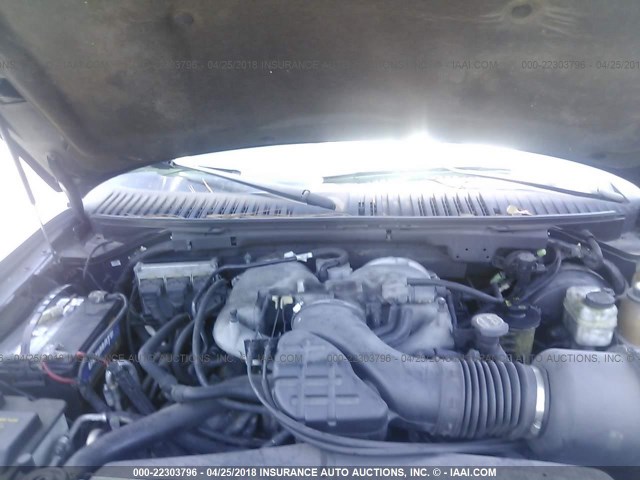 5LMFU27R54LJ21781 - 2004 LINCOLN NAVIGATOR BLUE photo 10