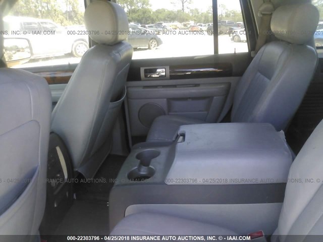 5LMFU27R54LJ21781 - 2004 LINCOLN NAVIGATOR BLUE photo 8