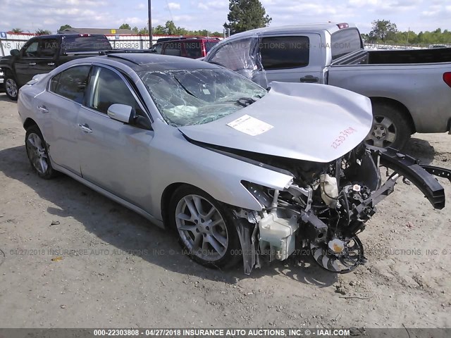 1N4AA5AP1BC817849 - 2011 NISSAN MAXIMA S/SV SILVER photo 1