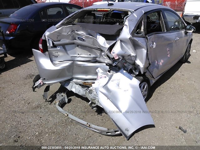 3FADP4BJ5DM199307 - 2013 FORD FIESTA SE SILVER photo 6