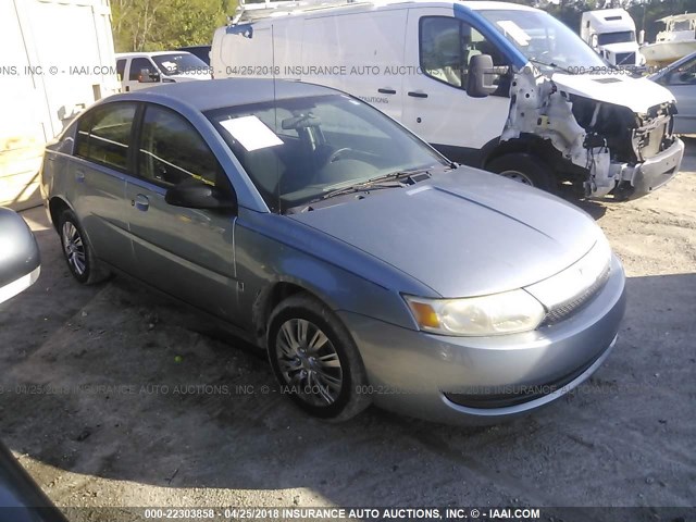 1G8AJ52F43Z188869 - 2003 SATURN ION LEVEL 2 BLUE photo 1