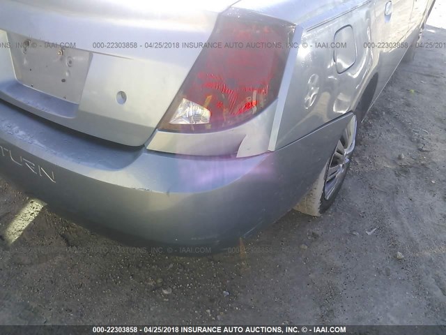 1G8AJ52F43Z188869 - 2003 SATURN ION LEVEL 2 BLUE photo 6