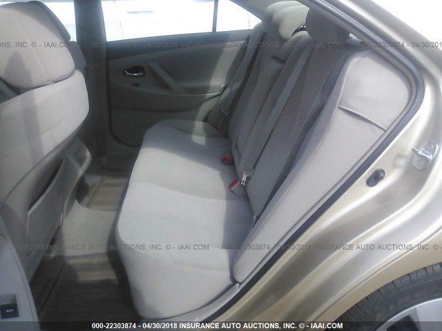 4T1BF3EK4BU602393 - 2011 TOYOTA CAMRY SE/LE/XLE 金色 照片 8