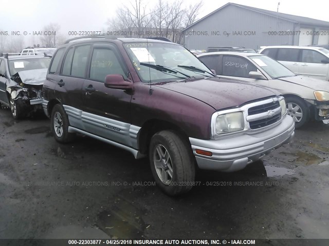 2CNBJ634026909935 - 2002 CHEVROLET TRACKER LT RED photo 1