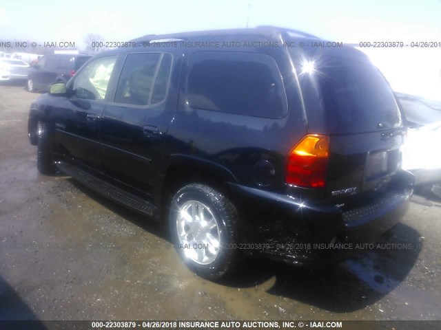 1GKET66MX66143347 - 2006 GMC ENVOY DENALI XL BLACK photo 3