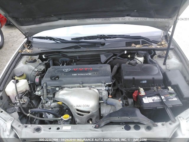 4T1BE32K66U646909 - 2006 TOYOTA CAMRY LE/XLE/SE GRAY photo 10