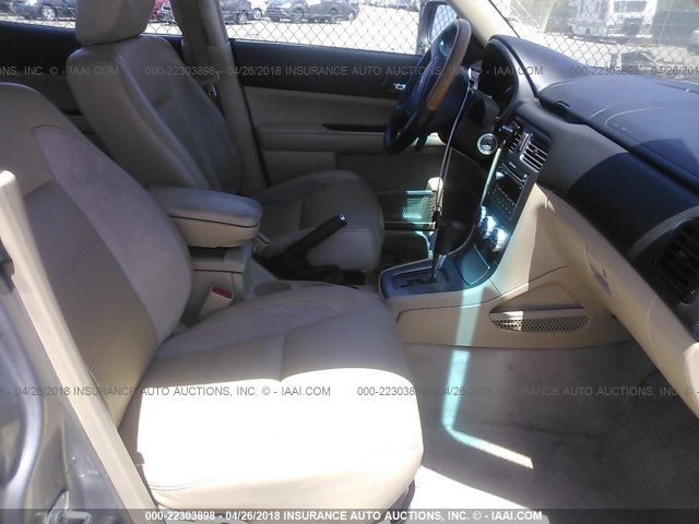 JF1SG67606H735501 - 2006 SUBARU FORESTER 2.5X LL BEAN SILVER photo 5