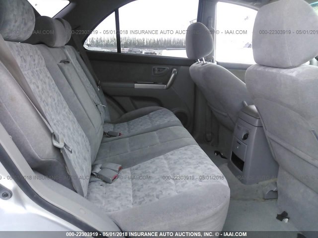 KNDJD733765620072 - 2006 KIA SORENTO EX/LX SILVER photo 8