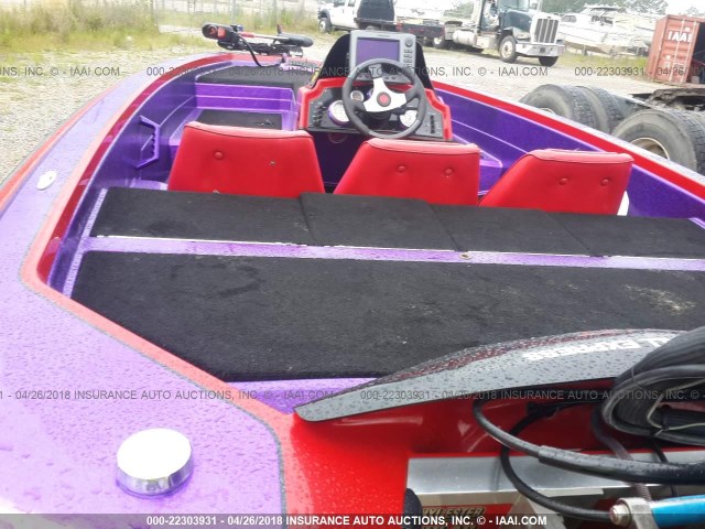 00000BBQ20C06F708 - 2008 BULLET BASS BOAT  RED photo 8