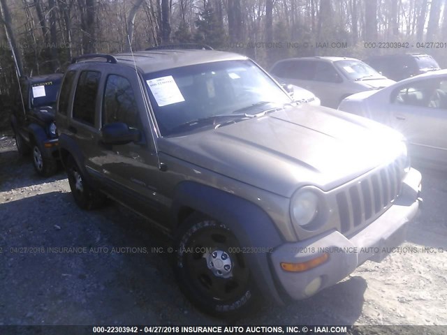 1J4GL48K73W598943 - 2003 JEEP LIBERTY SPORT/FREEDOM ოქროსფერი ფოტო 1