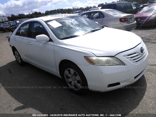 4T1BE46K48U734263 - 2008 TOYOTA CAMRY CE/LE/XLE/SE WHITE photo 1