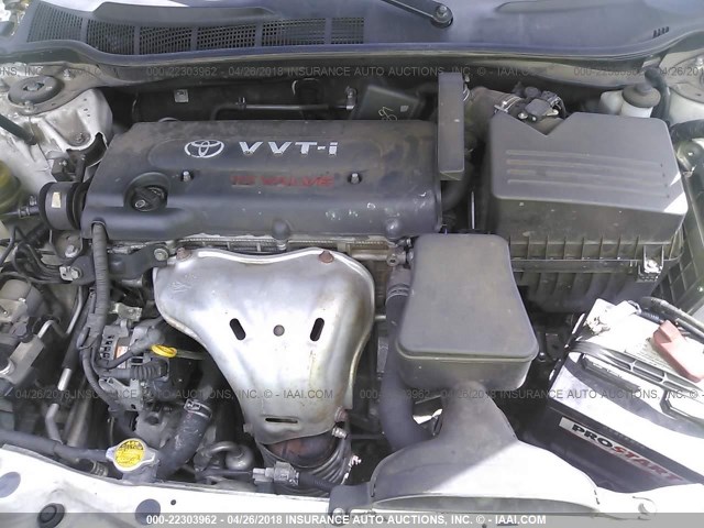 4T1BE46K48U734263 - 2008 TOYOTA CAMRY CE/LE/XLE/SE WHITE photo 10