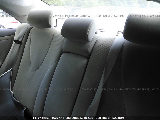 4T1BE46K48U734263 - 2008 TOYOTA CAMRY CE/LE/XLE/SE WHITE photo 8