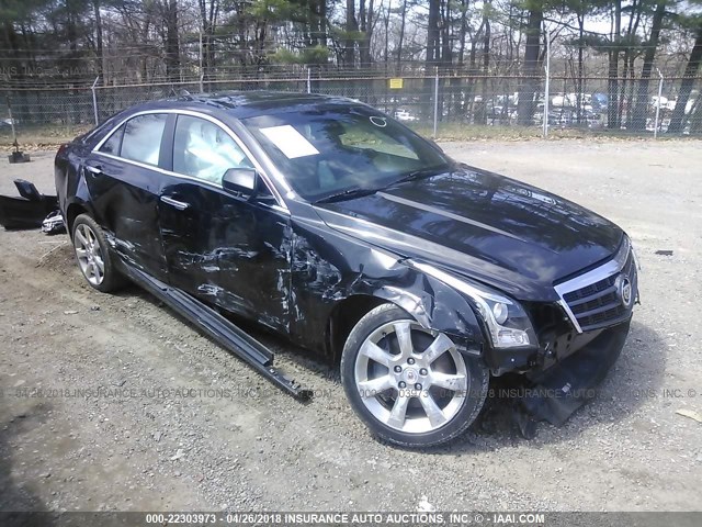 1G6AG5RX0E0114801 - 2014 CADILLAC ATS BLACK photo 1