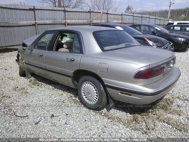 1G4HP52K1VH456300 - 1997 BUICK LESABRE CUSTOM BEIGE photo 3