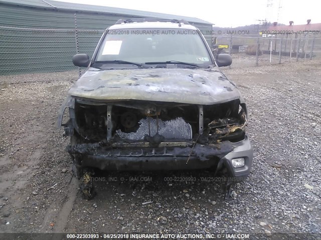 1GNET16S766171840 - 2006 CHEVROLET TRAILBLAZER EXT LS/EXT LT GRAY photo 6