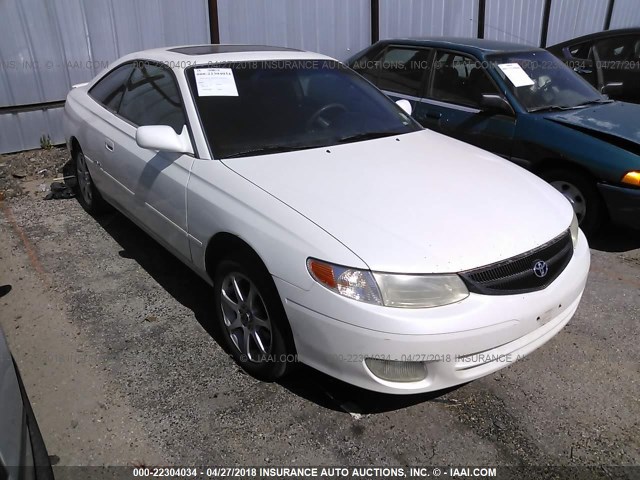 2T1CF28P2XC127860 - 1999 TOYOTA CAMRY SOLARA SE/SLE WHITE photo 1