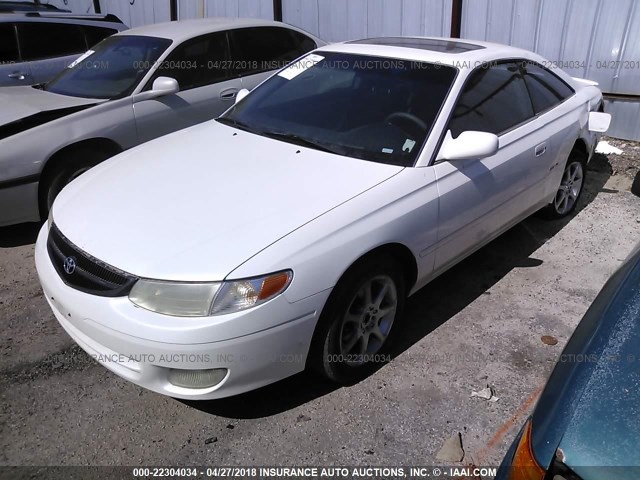 2T1CF28P2XC127860 - 1999 TOYOTA CAMRY SOLARA SE/SLE თეთრი ფოტო 2