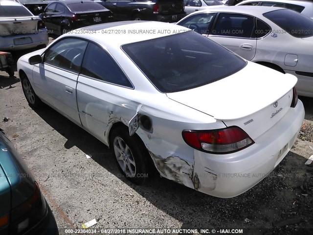 2T1CF28P2XC127860 - 1999 TOYOTA CAMRY SOLARA SE/SLE თეთრი ფოტო 3