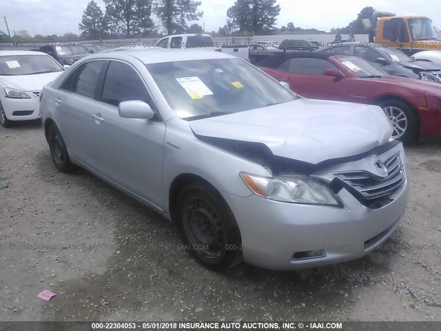 4T1BB46K28U052667 - 2008 TOYOTA CAMRY HYBRID SILVER photo 1