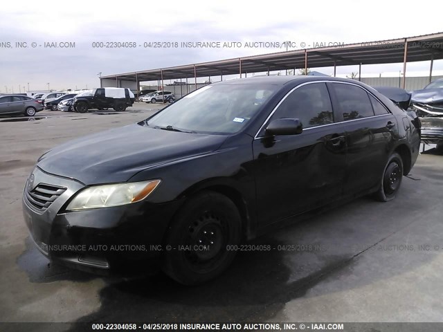 4T1BE46KX7U693930 - 2007 TOYOTA CAMRY NEW GENERAT CE/LE/XLE/SE BLACK photo 2