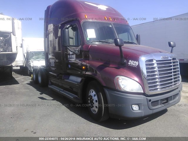 1FUJGLDR3CSBE2613 - 2012 FREIGHTLINER CASCADIA 125  MAROON photo 1