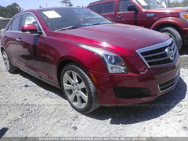 1G6AB5R39D0137732 - 2013 CADILLAC ATS LUXURY RED photo 1