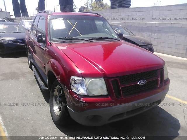 1FMZU67E13UA05233 - 2003 FORD EXPLORER SPORT TR  RED photo 1