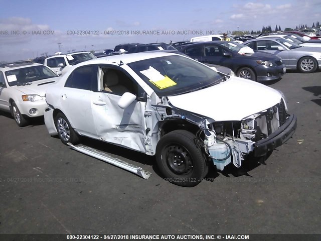 2T1BU4EE5CC906504 - 2012 TOYOTA COROLLA S/LE WHITE photo 1