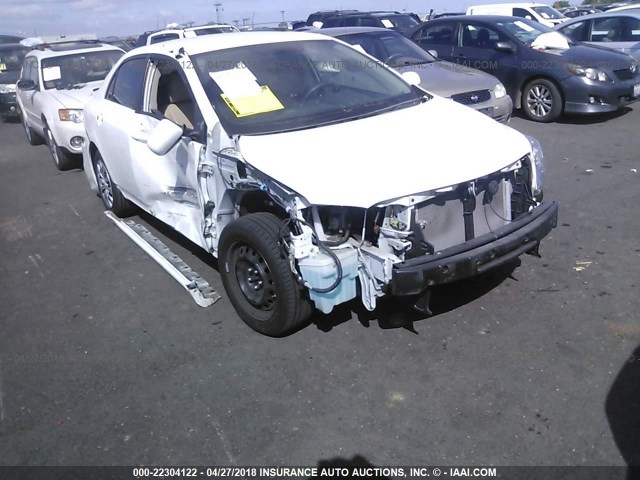 2T1BU4EE5CC906504 - 2012 TOYOTA COROLLA S/LE WHITE photo 6