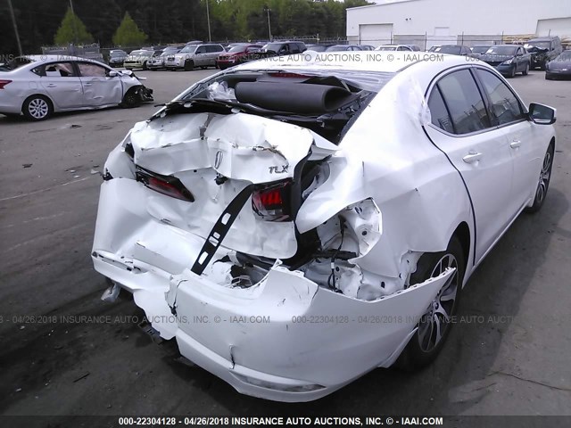 19UUB1F37GA009125 - 2016 ACURA TLX WHITE photo 6