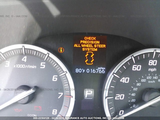 19UUB1F37GA009125 - 2016 ACURA TLX WHITE photo 7