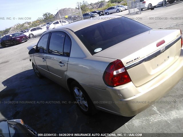 1G1ZT528X5F218197 - 2005 CHEVROLET MALIBU LS 金色 照片 3