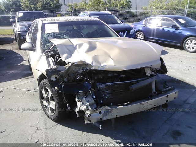1G1ZT528X5F218197 - 2005 CHEVROLET MALIBU LS 金色 照片 6