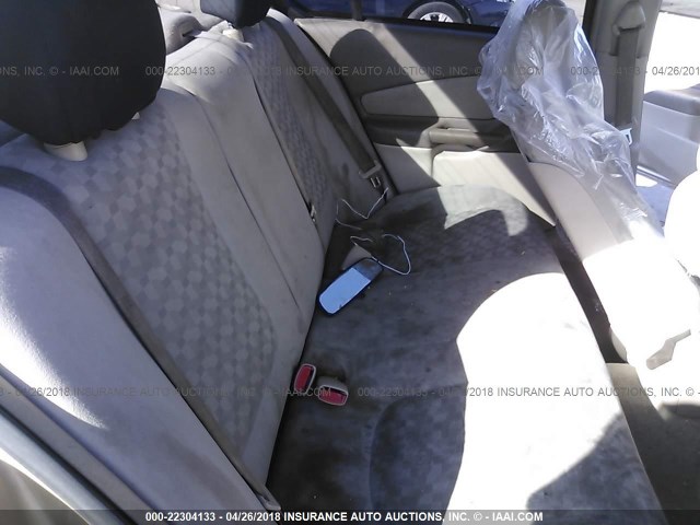 1G1ZT528X5F218197 - 2005 CHEVROLET MALIBU LS 金色 照片 8