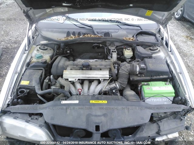 YV1LS61J1Y2625602 - 2000 VOLVO S70 SE SILVER photo 10