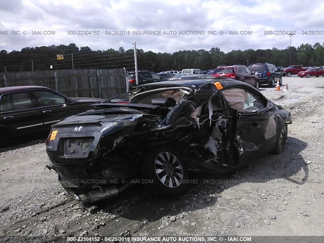 2HGFG11938H516788 - 2008 HONDA CIVIC EXL 黑色 照片 4