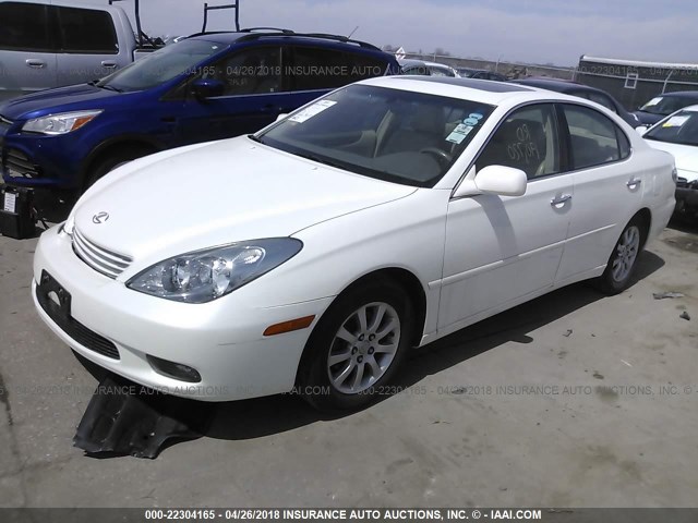 JTHBF30G930138872 - 2003 LEXUS ES 300 WHITE photo 2