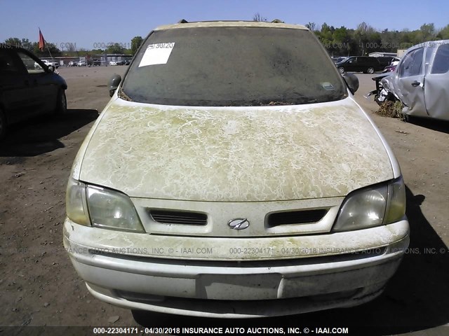 1GHDX03E6WD138500 - 1998 OLDSMOBILE SILHOUETTE WHITE photo 6