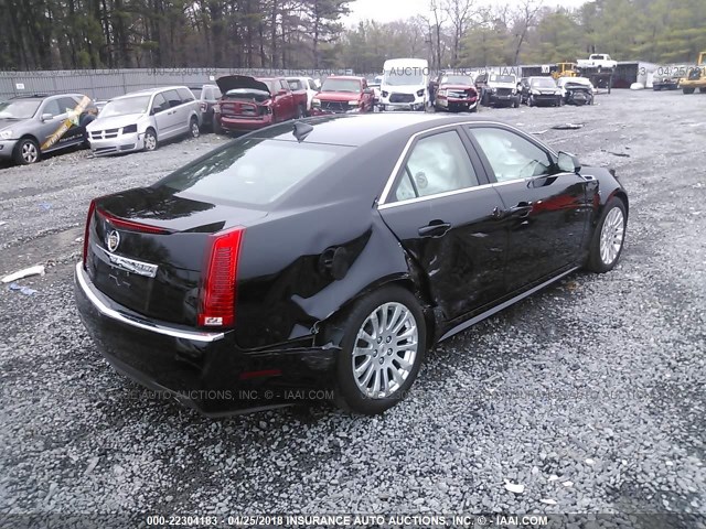 1G6DK5EY9B0107657 - 2011 CADILLAC CTS PERFORMANCE COLLECTION BLACK photo 4