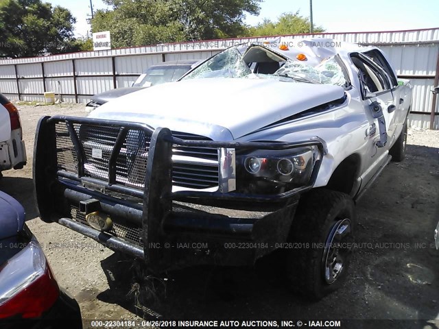 3D7KS28A38G214277 - 2008 DODGE RAM 2500 ST/SLT SILVER photo 2