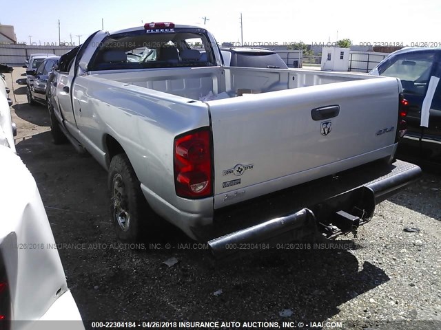 3D7KS28A38G214277 - 2008 DODGE RAM 2500 ST/SLT SILVER photo 3