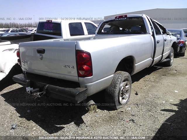 3D7KS28A38G214277 - 2008 DODGE RAM 2500 ST/SLT SILVER photo 4