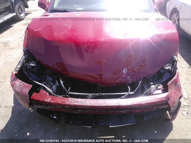 2G2WP552461286496 - 2006 PONTIAC GRAND PRIX RED photo 6